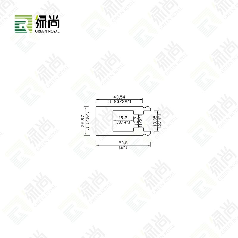 2″ Square Stile