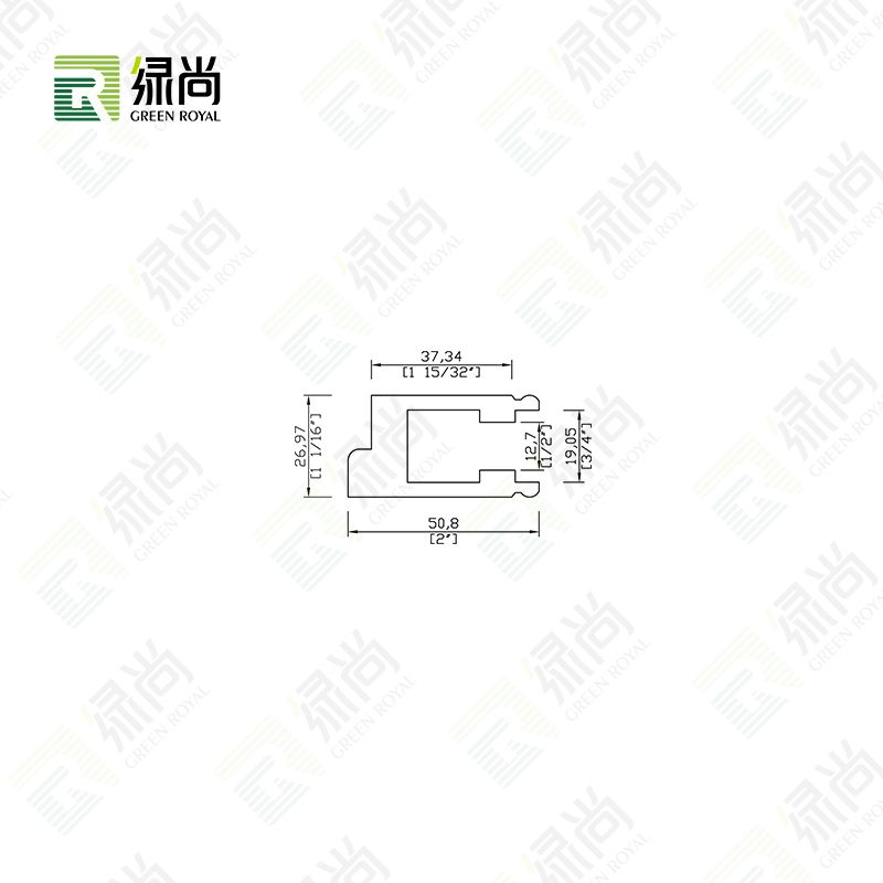 2″ Rabbeted Stile