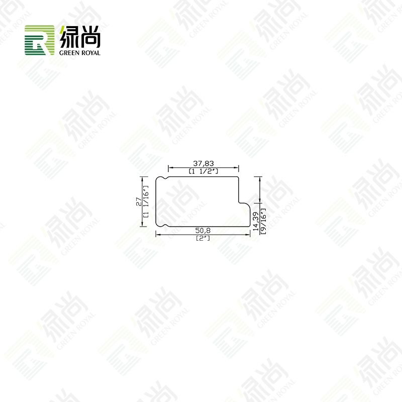 2″ Solid Rabbeted Stile