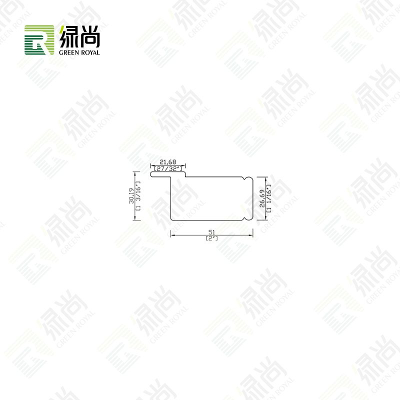 2″ Solid Astragal Stile