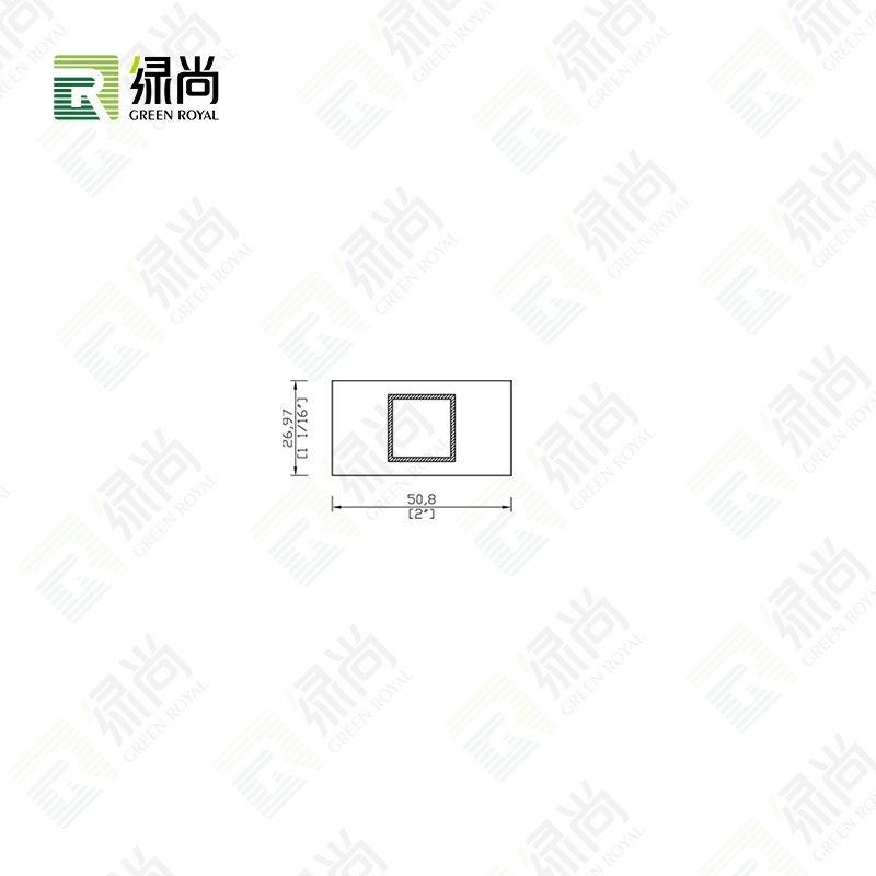 Flat Reinforced Square Stile